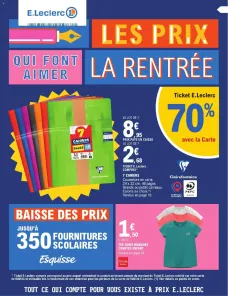 catalogue E.Leclerc du 28 juillet 2026
