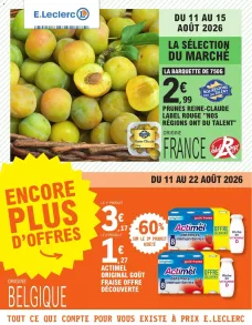 catalogue E.Leclerc du 11 août 2026