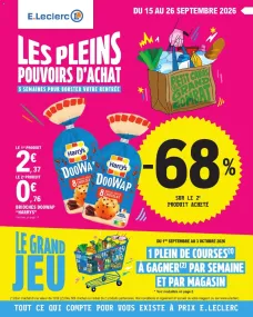 catalogue E.Leclerc du 15 septembre 2026