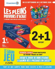 catalogue E.Leclerc du 22 septembre 2026