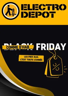 Catalogue Electro Dépôt BLACK FRIDAY 2025 du 05/11