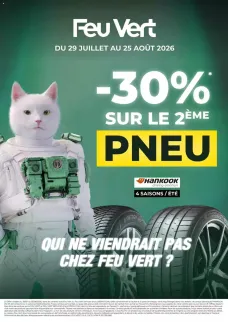 catalogue Feu Vert du 29 juillet 2026