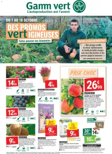 catalogue Gamm vert du 7 octobre 2026