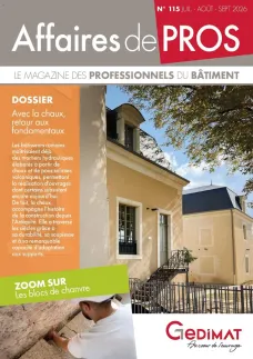 catalogue Gedimat du 1 juillet 2026
