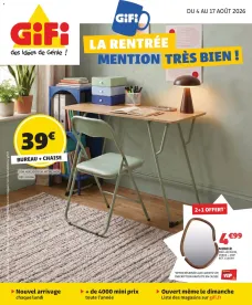 catalogue GiFi du 4 août 2026