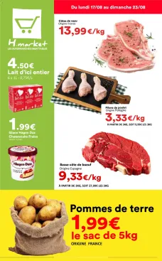 catalogue Hmarket du 17 août 2026