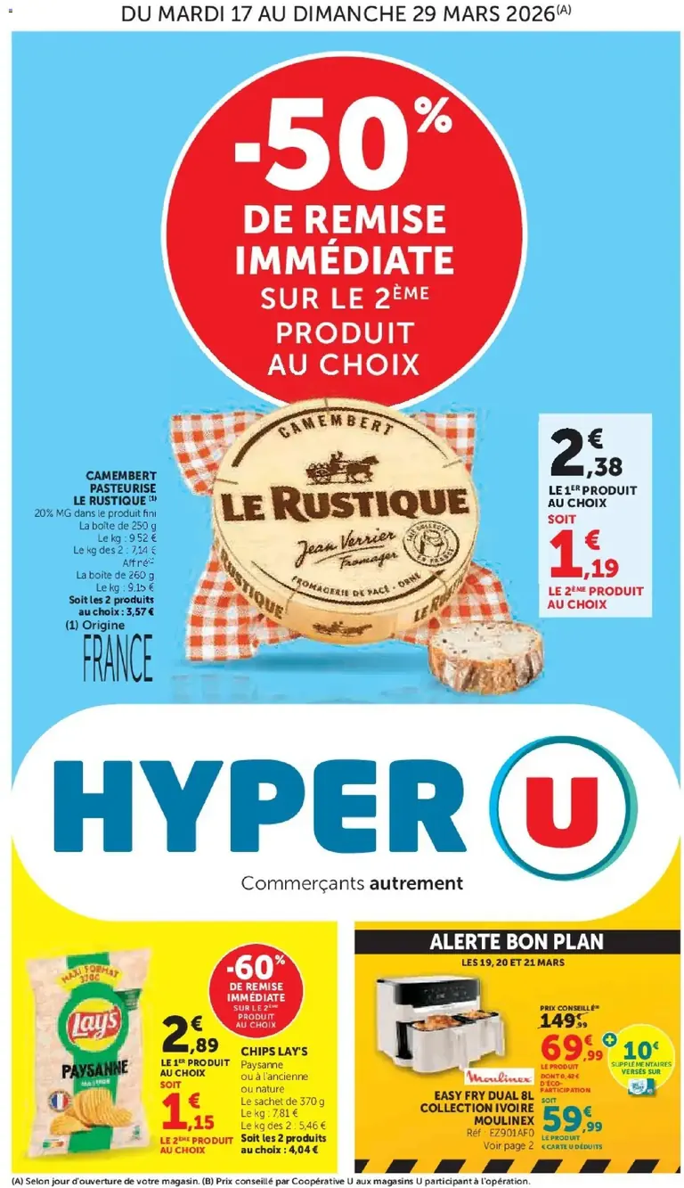 Hyper U catalogue 17/03/2026 - nouveau prospectus