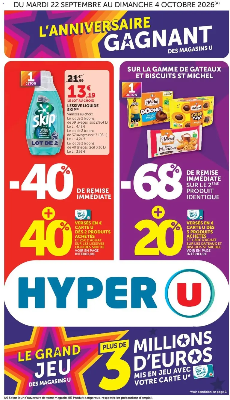 catalogue Hyper U du 22 septembre 2026