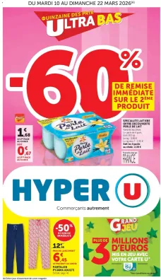 Hyper U catalogue 10/03/2026 - nouveau prospectus