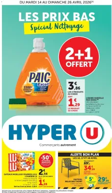 Hyper U catalogue 14/04/2026 - nouveau prospectus