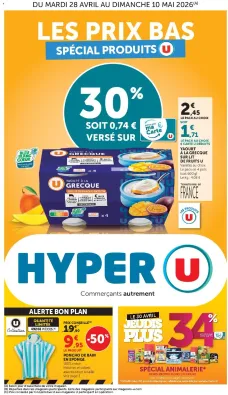 Hyper U catalogue 28/04/2026 - nouveau prospectus
