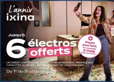 catalogue Ixina du 1 octobre 2026