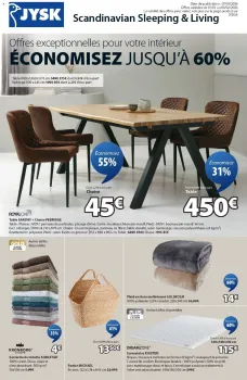 Jysk catalogue 01/01/2026 - nouveau prospectus