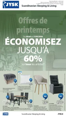 Jysk catalogue 28/04/2026 - nouveau prospectus