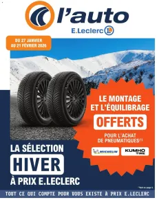 l'auto E.Leclerc catalogue 27/01/2026 - nouveau prospectus