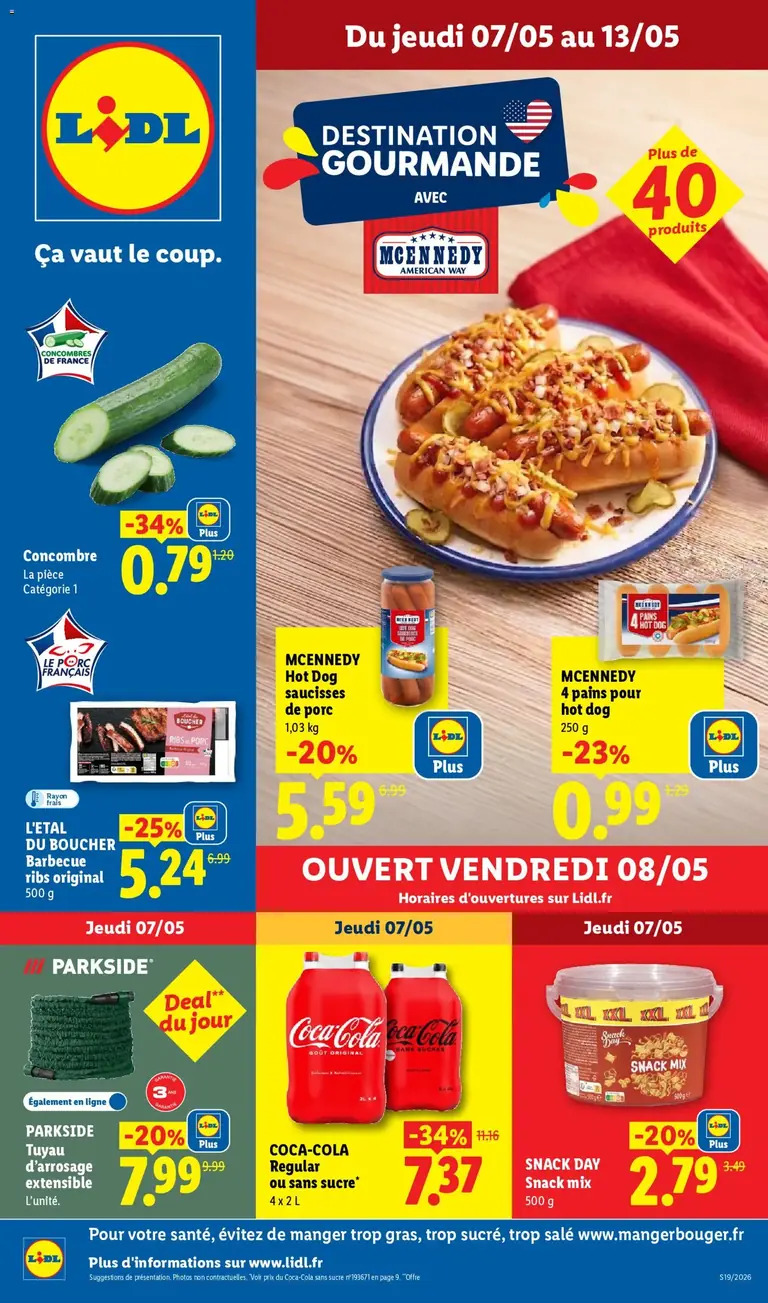 Catalogue LIDL à venir 07/05/2026