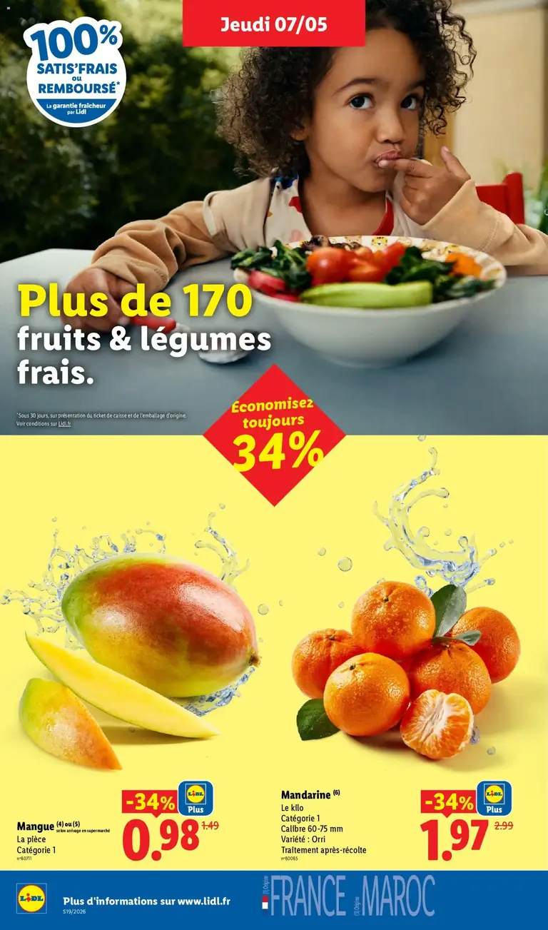 Catalogue LIDL à venir 07/05/2026