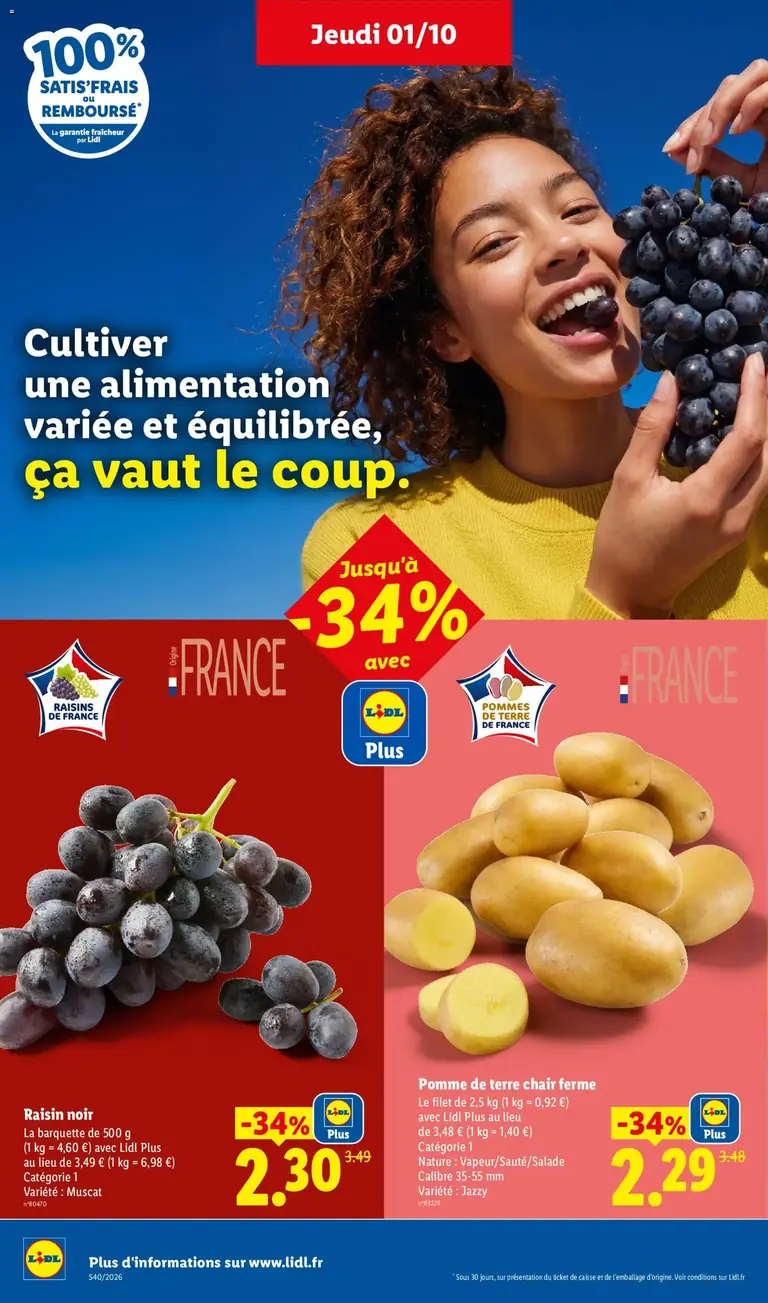 Catalogue LIDL à venir 01/10/2026 catalogue LIDL du 1 octobre 2026