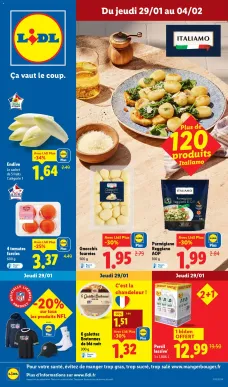 Catalogue LIDL à venir 29/01/2026