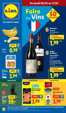 Catalogue LIDL à venir 05/03/2026