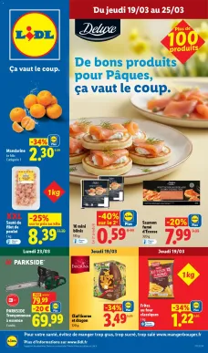 Catalogue LIDL à venir 19/03/2026