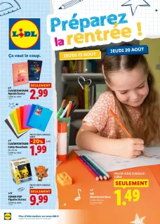 catalogue LIDL du 13 août 2026
