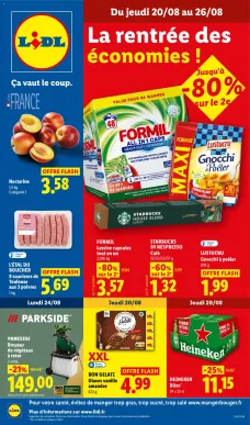 catalogue LIDL du 20 août 2026
