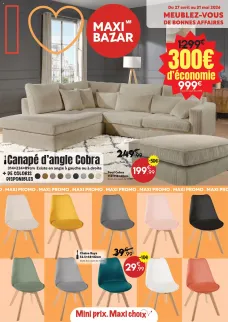 Maxi Bazar catalogue 27/04/2026 - nouveau prospectus