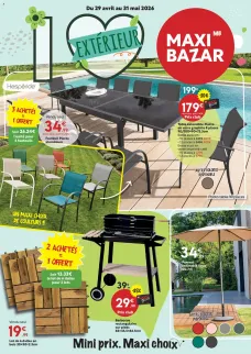 Maxi Bazar catalogue 29/04/2026 - nouveau prospectus