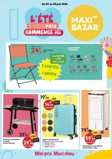 catalogue Maxi Bazar du 3 juin 2026