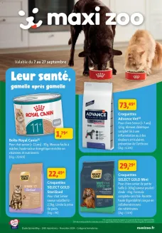 catalogue Maxi ZOO du 7 septembre 2026