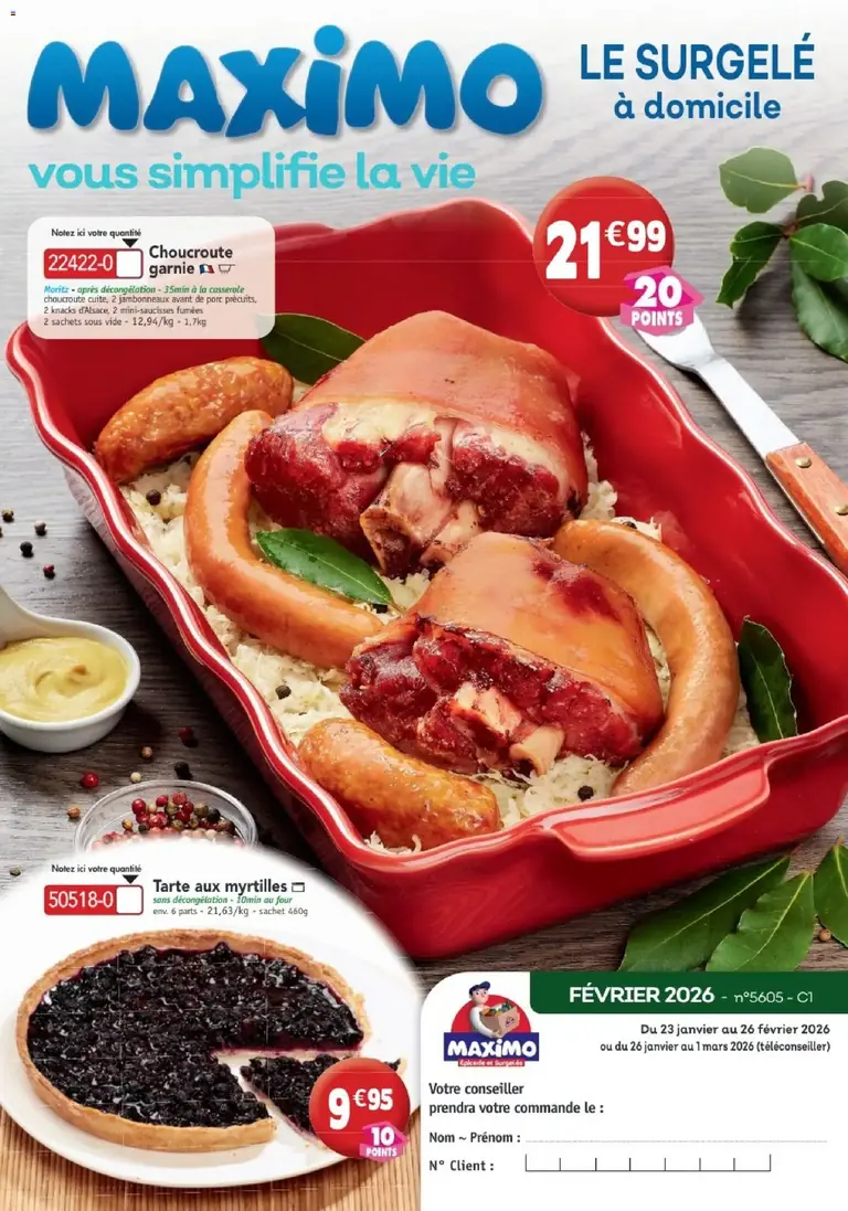 Maximo catalogue 23/01/2026 - nouveau prospectus