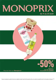 catalogue Monoprix du 11 août 2026