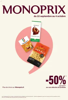 catalogue Monoprix du 22 septembre 2026