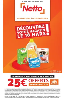 Netto catalogue 17/03/2026 - nouveau prospectus