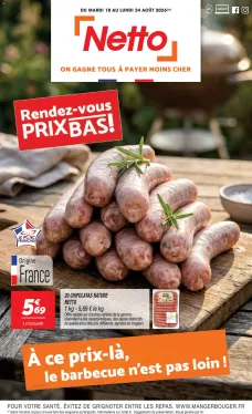 catalogue Netto du 18 août 2026