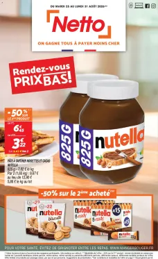 catalogue Netto du 25 août 2026