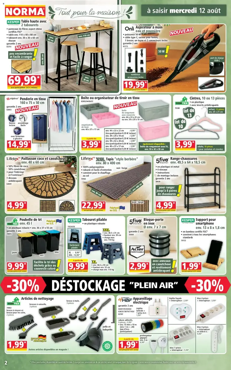 catalogue Norma du 12 août 2026