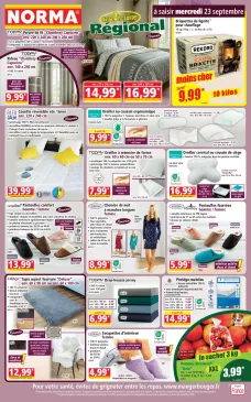 catalogue Norma du 23 septembre 2026