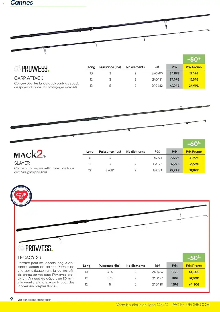 Pacific Pêche catalogue 18/03/2026 - nouveau prospectus