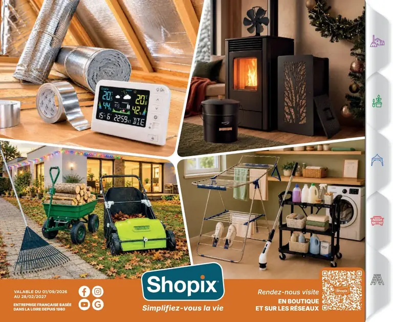 Shopix catalogue 01/09/2026 - nouveau prospectus catalogue Shopix du 1 septembre 2026