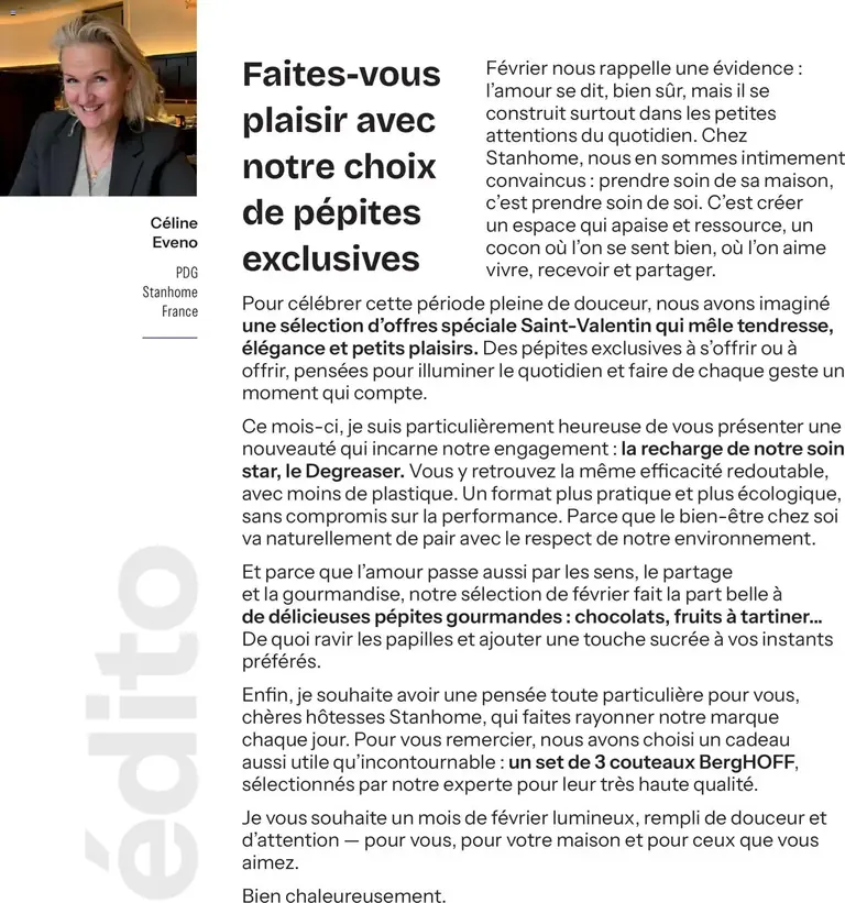 Stanhome catalogue 26/01/2026 - nouveau prospectus Stanhome catalogue 26/01/2026 - nouveau prospectus