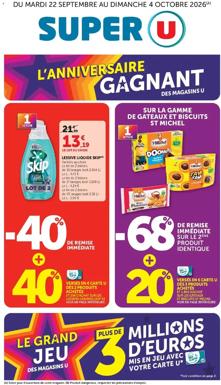 catalogue Super U du 22 septembre 2026
