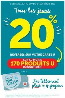 catalogue Super U du 3 août 2026
