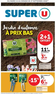 catalogue Super U du 15 septembre 2026