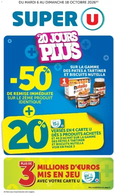 catalogue Super U du 6 octobre 2026