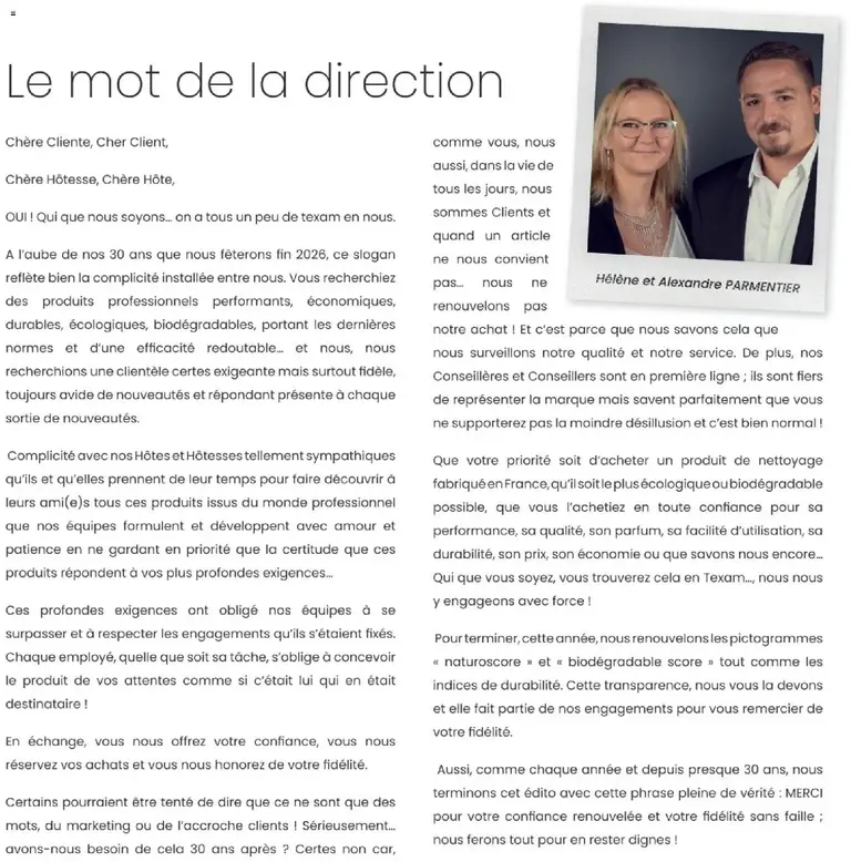 Texam catalogue 02/02/2026 - nouveau prospectus