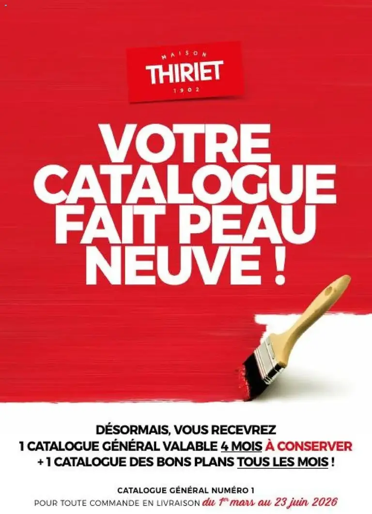 Thiriet catalogue 01/03/2026 - nouveau prospectus