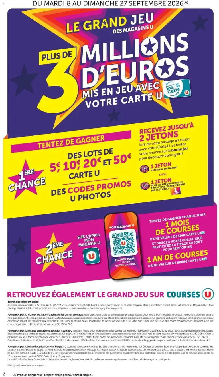 U Express catalogue 22/09/2026 - nouveau prospectus catalogue U Express du 22 septembre 2026