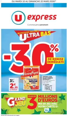 U Express catalogue 10/03/2026 - nouveau prospectus